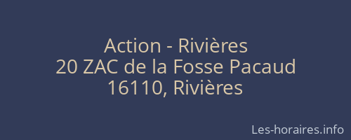 Action - Rivières