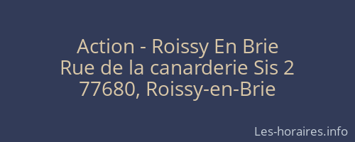 Action - Roissy En Brie