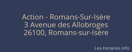 Action - Romans-Sur-Isère