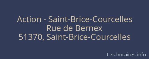 Action - Saint-Brice-Courcelles