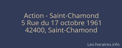 Action - Saint-Chamond