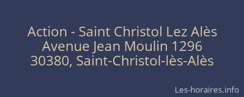 Action - Saint Christol Lez Alès