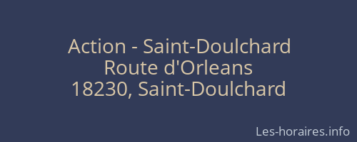 Action - Saint-Doulchard