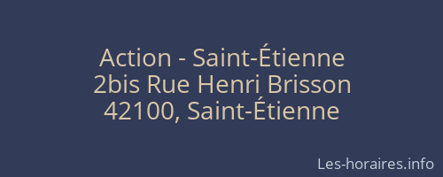 Action - Saint-Étienne