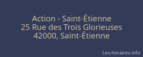 Action - Saint-Étienne