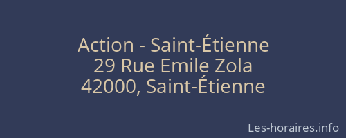 Action - Saint-Étienne