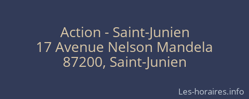 Action - Saint-Junien