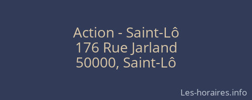 Action - Saint-Lô