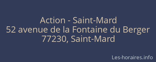 Action - Saint-Mard