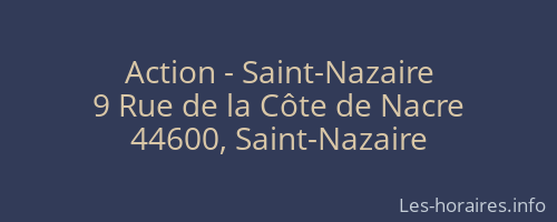 Action - Saint-Nazaire