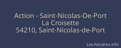 Action - Saint-Nicolas-De-Port
