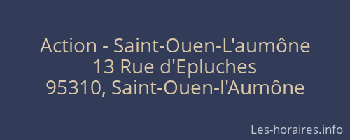 Action - Saint-Ouen-L'aumône