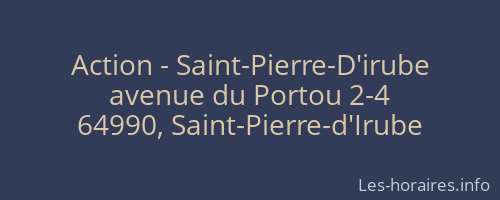 Action - Saint-Pierre-D'irube