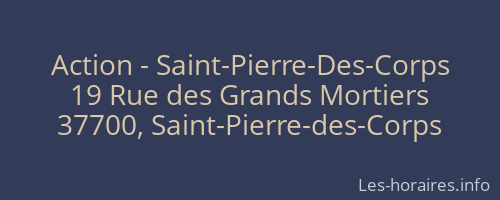 Action - Saint-Pierre-Des-Corps