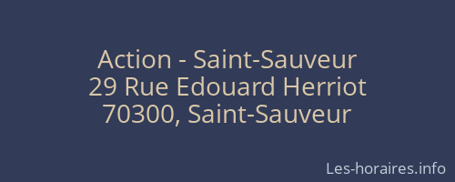 Action - Saint-Sauveur