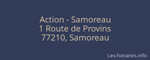 Action - Samoreau