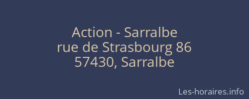 Action - Sarralbe