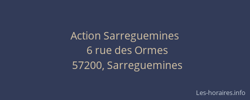 Action Sarreguemines