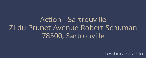 Action - Sartrouville