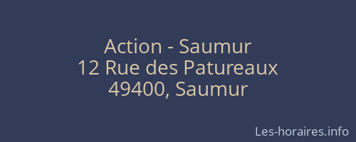 Action - Saumur