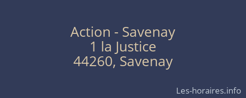 Action - Savenay