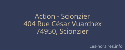 Action - Scionzier