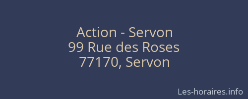 Action - Servon