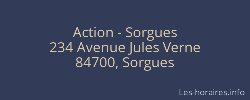 Action - Sorgues