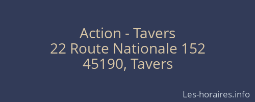 Action - Tavers