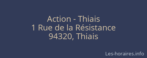 Action - Thiais