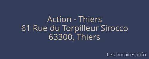 Action - Thiers