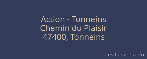 Action - Tonneins