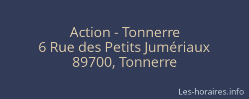 Action - Tonnerre