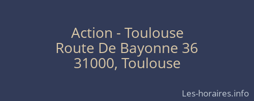 Action - Toulouse
