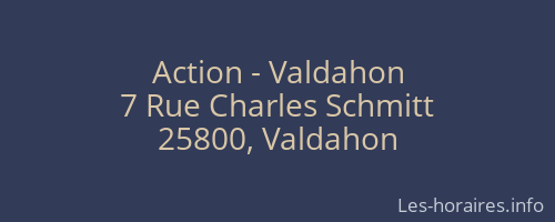 Action - Valdahon