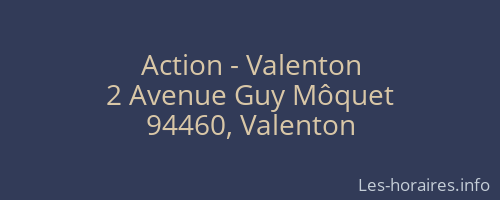 Action - Valenton