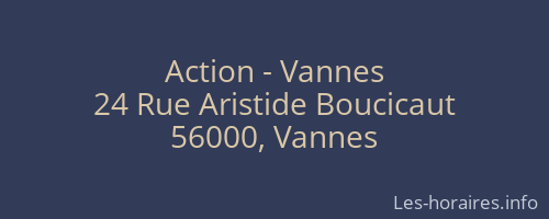 Action - Vannes