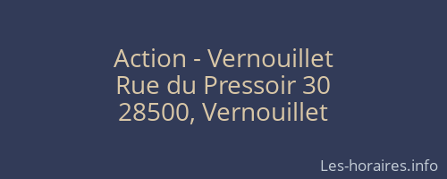 Action - Vernouillet