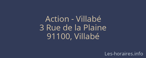 Action - Villabé