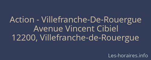 Action - Villefranche-De-Rouergue