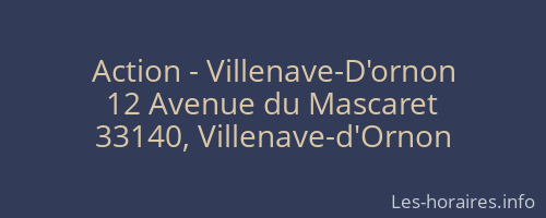 Action - Villenave-D'ornon