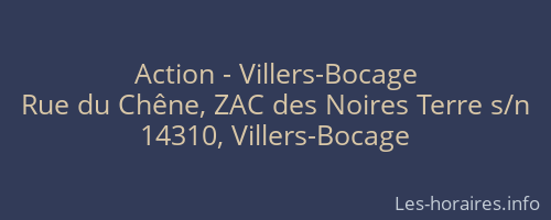 Action - Villers-Bocage