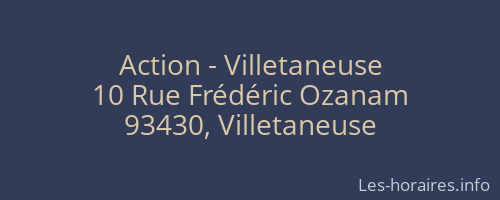 Action - Villetaneuse