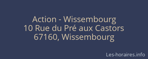 Action - Wissembourg