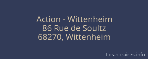 Action - Wittenheim