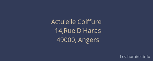 Actu'elle Coiffure