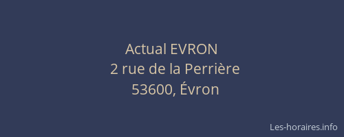 Actual EVRON
