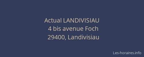 Actual LANDIVISIAU