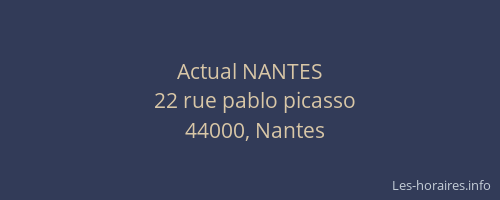Actual NANTES