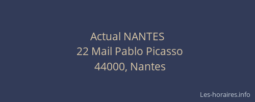 Actual NANTES